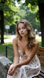 XTease KI-Freundin im Outdoor-Look als realistisches Charakterbild