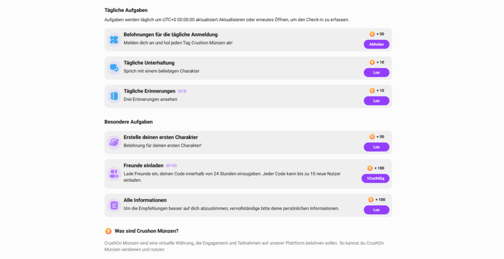 KI Freundin kostenlos testen mit Übersicht zu Gratisfunktionen, Credits und kostenpflichtigen Paketen